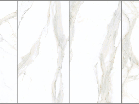 HD White Marble Rock Slab Tile Stone