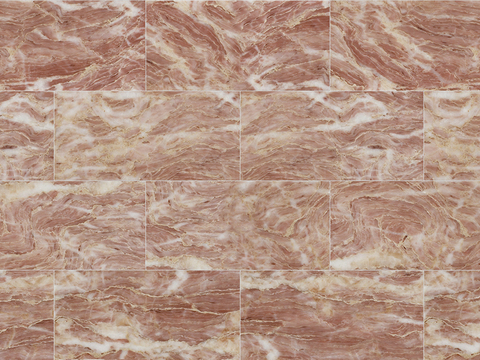 Seamless Modern pink Marble Stone Geometric Splicing Parquet Pattern Tile Floor Tile Wall Tile