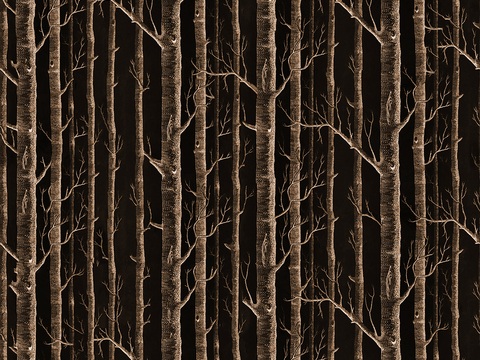 Seamless Modern Tree Plant Pattern Wallpaper Wallpaper Wall Cloth