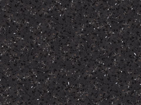 Black terrazzo