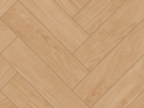 Log-style simple wood floor