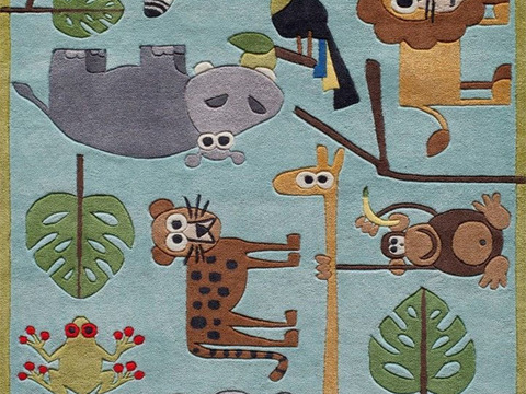 Children's Animal Carpet