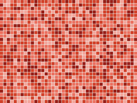 Red Tile Mosaic