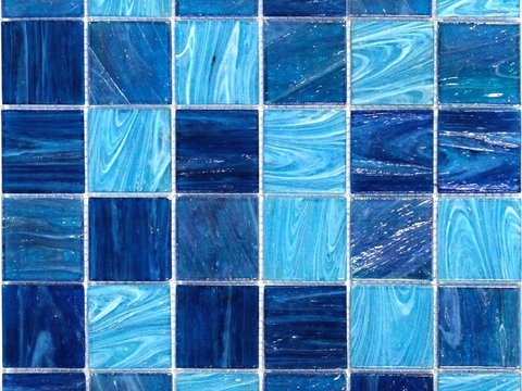 Blue Glass Mosaic