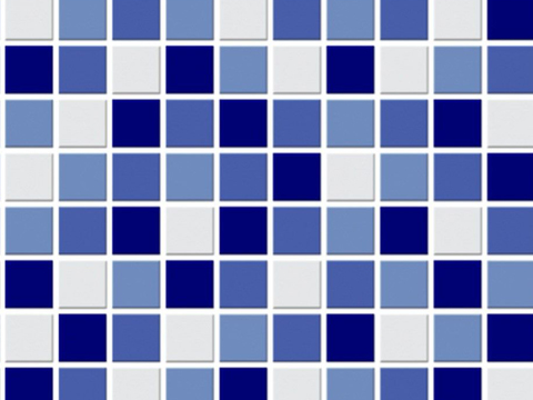 Blue Tile Mosaic