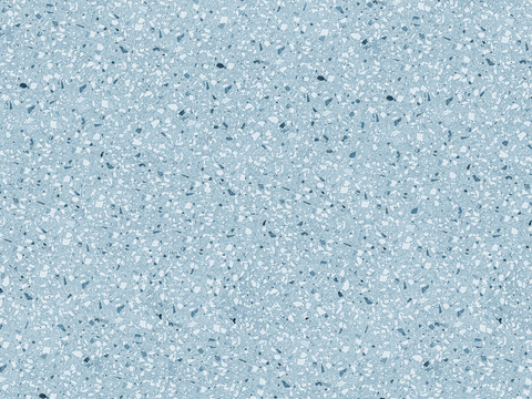 Seamless light blue terrazzo plastic rubber PVC rubber masonry cement floor