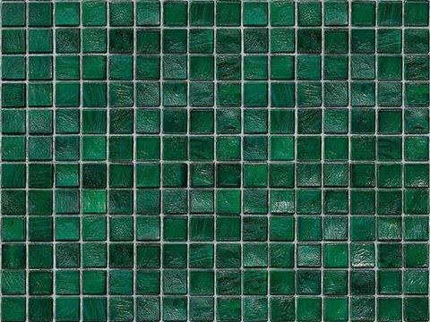 green tile mosaic