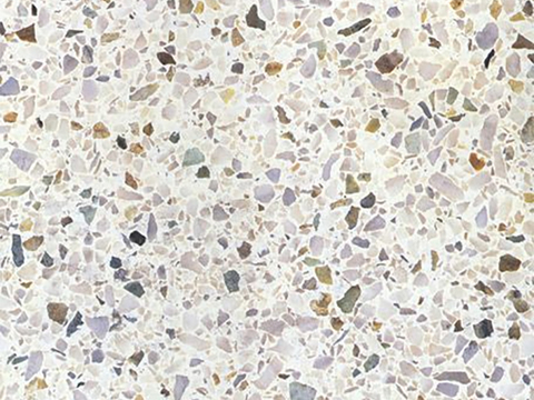 colored terrazzo