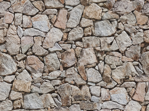 Seamless outdoor building rock block stone wall brick wall ground