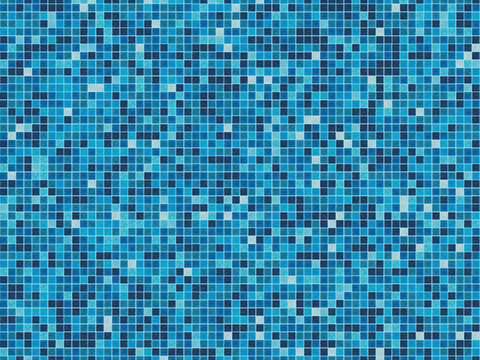 Blue Tile Mosaic