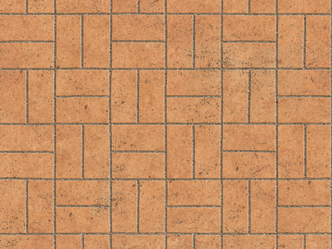 Seamless pottery tile parquet floor tile sidewalk road ground square paving