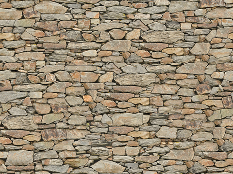 Seamless outdoor building rock block stone wall brick wall ground