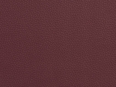 Dark red fine grain leather