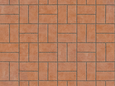 Seamless pottery tile parquet floor tile sidewalk road ground square paving