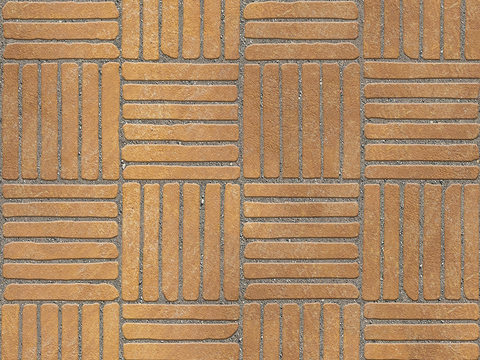 Seamless pottery tile parquet floor tile sidewalk road ground square paving