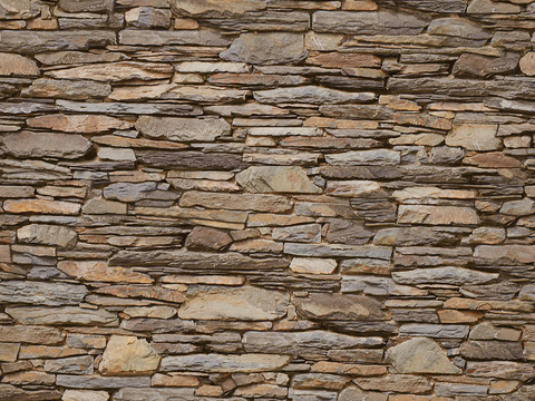 Seamless outdoor building rock block stone wall brick wall ground