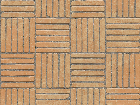 Seamless pottery tile parquet floor tile sidewalk road ground square paving