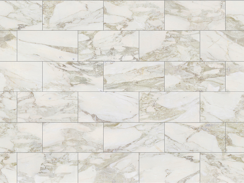 Seamless Modern White Marble Stone Geometric Splicing Parquet Pattern Tile Floor Tile Wall Tile