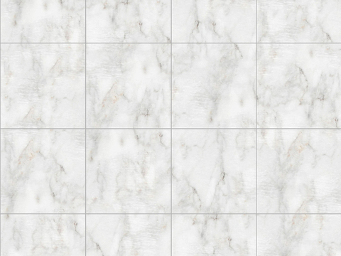 Seamless Modern White Marble Stone Geometric Splicing Parquet Pattern Tile Floor Tile Wall Tile