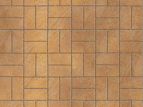 Seamless pottery tile parquet floor tile sidewalk road ground square paving