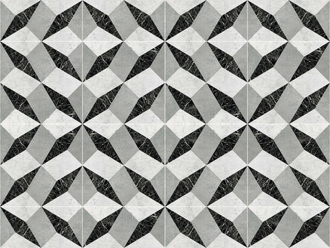 Seamless Modern Marble Stone Geometric Splicing Parquet Pattern Tile Floor Tile Wall Tile