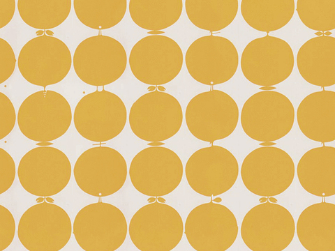 Seamless modern kids room yellow polka dot print texture pattern wallpaper wall covering wall covering