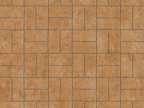 Seamless pottery tile parquet floor tile sidewalk road ground square paving