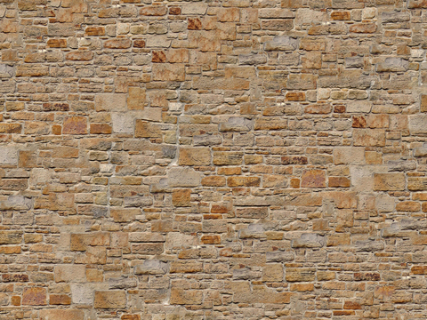 Seamless outdoor building rock block stone wall brick wall ground