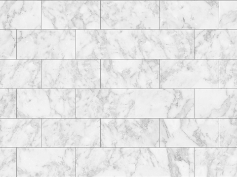 Seamless Modern White Marble Stone Geometric Splicing Parquet Pattern Tile Floor Tile Wall Tile