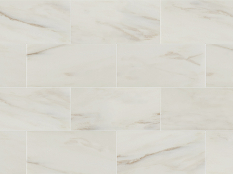 Seamless Modern White Marble Stone Geometric Splicing Parquet Pattern Tile Floor Tile Wall Tile