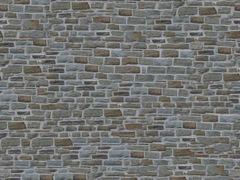 Seamless outdoor building rock block stone wall brick wall ground