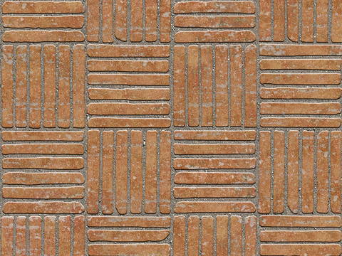 Seamless pottery tile parquet floor tile sidewalk road ground square paving