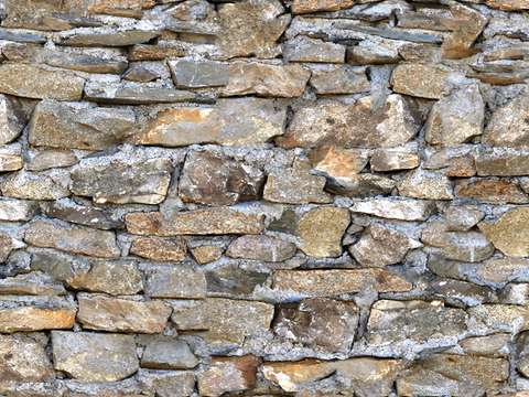 Seamless outdoor building rock block stone wall brick wall ground