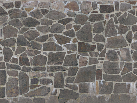 Seamless outdoor building rock block stone wall brick wall ground