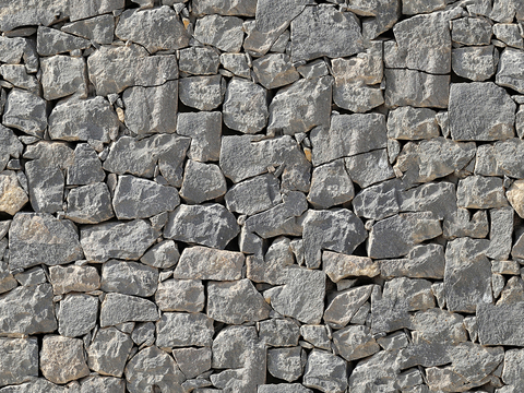 Seamless outdoor building rock block stone wall brick wall ground