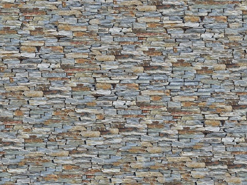 Seamless outdoor architectural culture stone rock stone mosaic wall brick wall ground