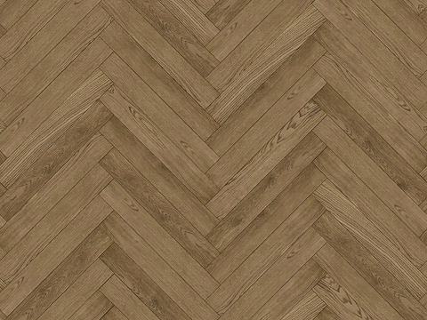 Seamless Herringbone Textured Parquet Wood Floor