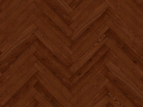 Seamless Herringbone Textured Parquet Wood Floor