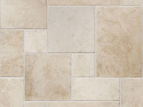 Seamless beige Roman antique brick lime stone