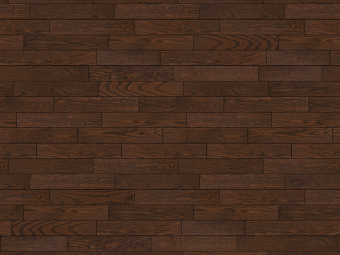 Seamless dark parquet wood composite floor