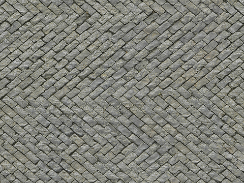 Seamless Herringbone Patchwork Floor Tile Sidewalk Road Ground Square Paving