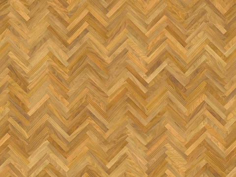 Seamless Herringbone Textured Parquet Wood Floor