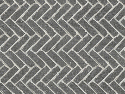 Seamless Herringbone Pattern Spliced Cement Floor Tile Sidewalk Road Ground Square Paving