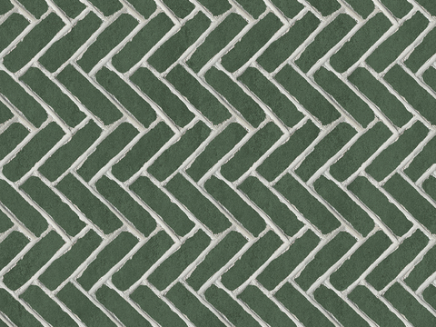 Seamless turquoise herringbone pattern cement floor tile sidewalk road ground square paving