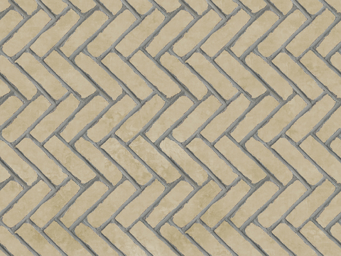 Seamless Herringbone Pattern Spliced Cement Floor Tile Sidewalk Road Ground Square Paving