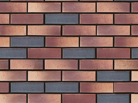 Seamless dark red brick wall outdoor wall ground