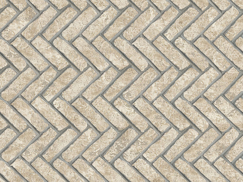 Seamless Herringbone Pattern Spliced Cement Floor Tile Sidewalk Road Ground Square Paving