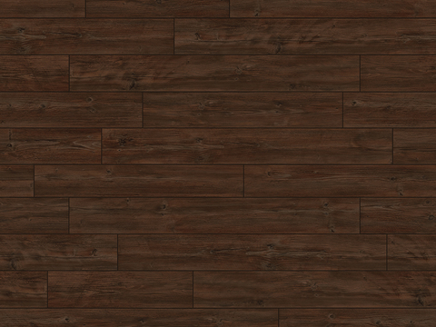 Seamless dark parquet wood composite floor