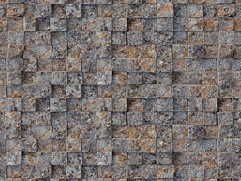 Seamless outdoor building culture stone parquet rock tile wall tile wall ground