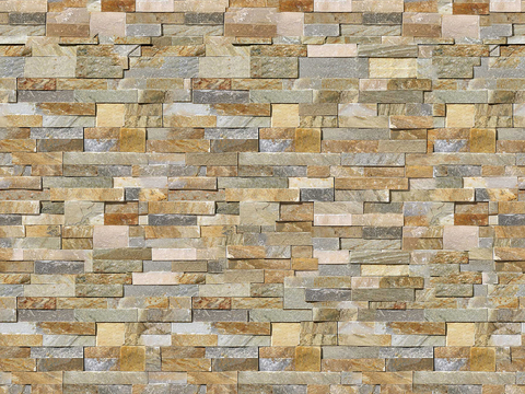 Seamless outdoor architectural culture stone rock stone mosaic wall brick wall ground